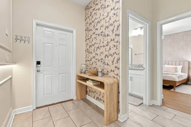 Entrada do townhome de 4 quartos no Storey Lake Resort, Kissimmee