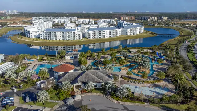 Vista aérea do Storey Lake Resort, Kissimmee, Flórida