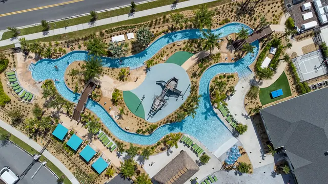 Rio lento do Storey Lake Resort, Kissimmee, Flórida