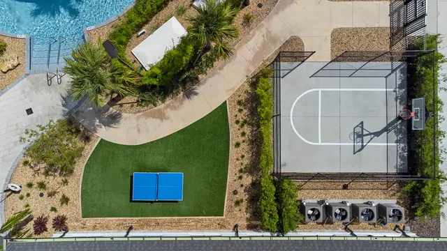 Quadra esportiva do Storey Lake Resort, Kissimmee, Flórida